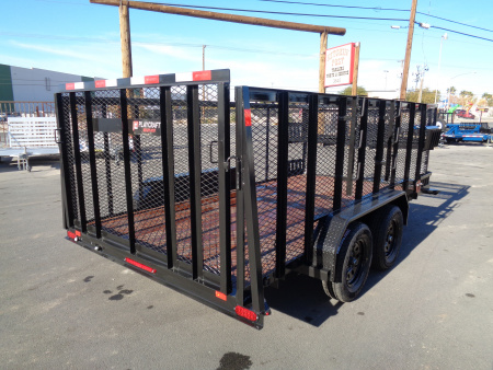 New 2026 Playcraft by Sun Country * SUTA 7x14 * 14Ft Tandem Axle Landscape Trailer