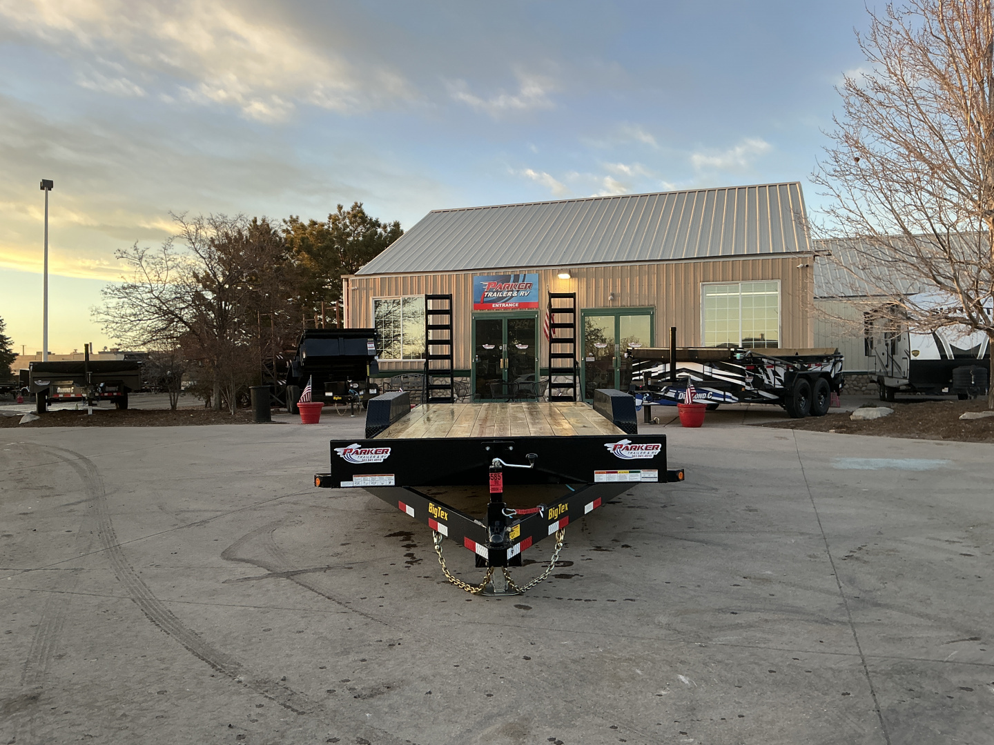 New 2026 Big Tex Trailers 14EB-20D2A-KRBK Flatbed Trailer