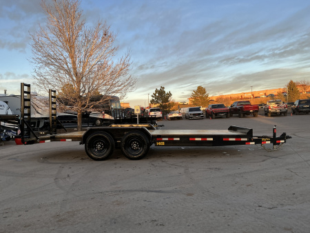 New 2026 Big Tex Trailers 14EB-20D2A-KRBK Flatbed Trailer