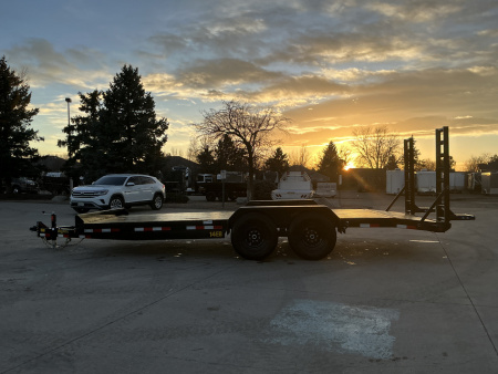 New 2026 Big Tex Trailers 14EB-20D2A-KRBK Flatbed Trailer