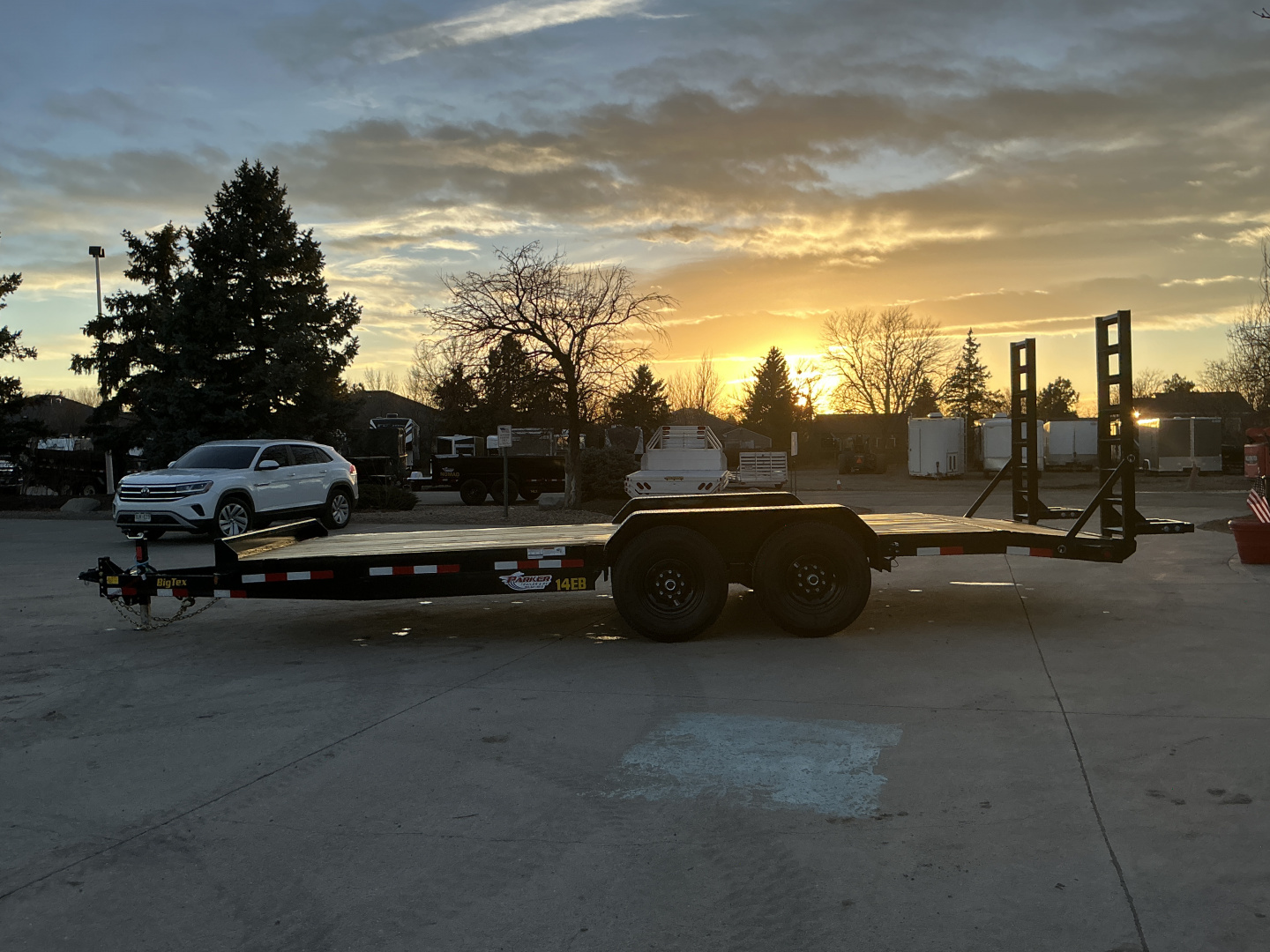 New 2026 Big Tex Trailers 14EB-20D2A-KRBK Flatbed Trailer