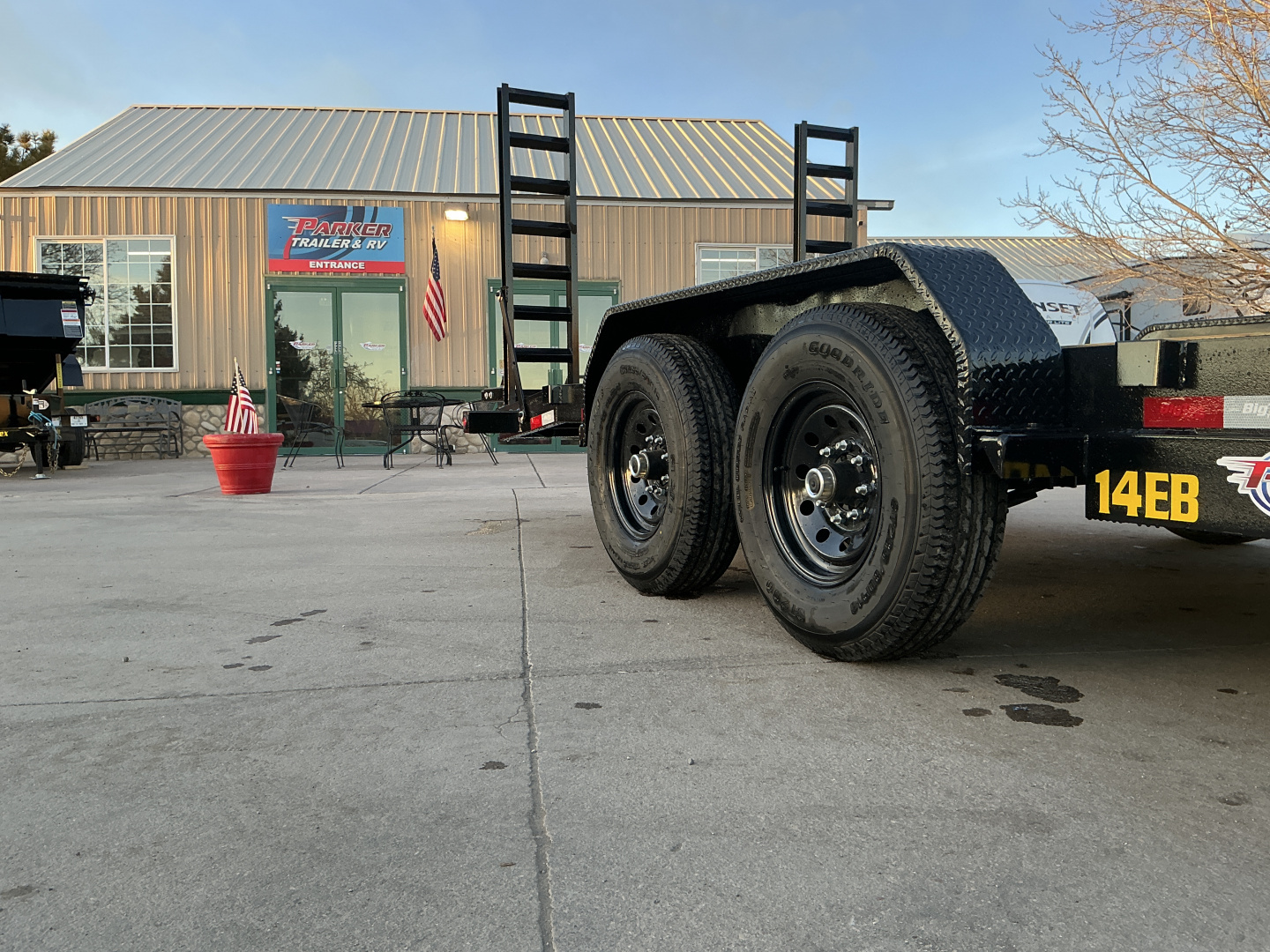 New 2026 Big Tex Trailers 14EB-20D2A-KRBK Flatbed Trailer