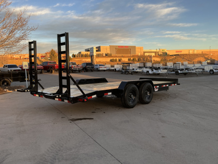 New 2026 Big Tex Trailers 14EB-20D2A-KRBK Flatbed Trailer