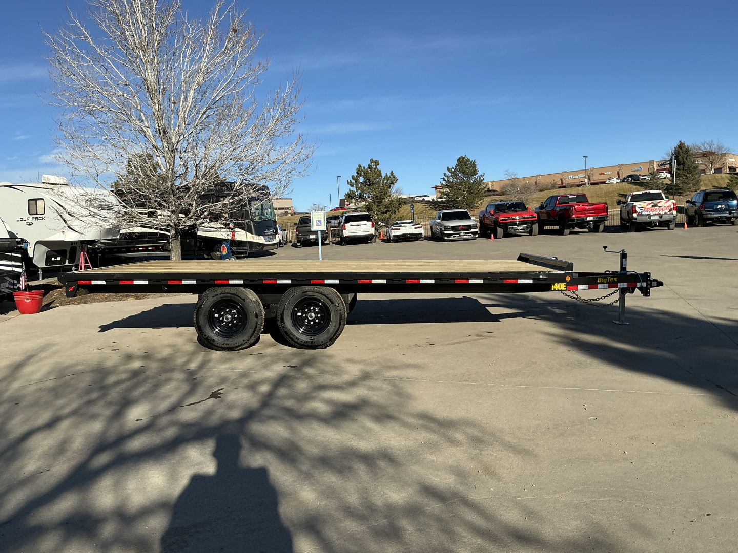 New 2026 Big Tex Trailers 14OE-18STA-S8BK Flatbed Trailer