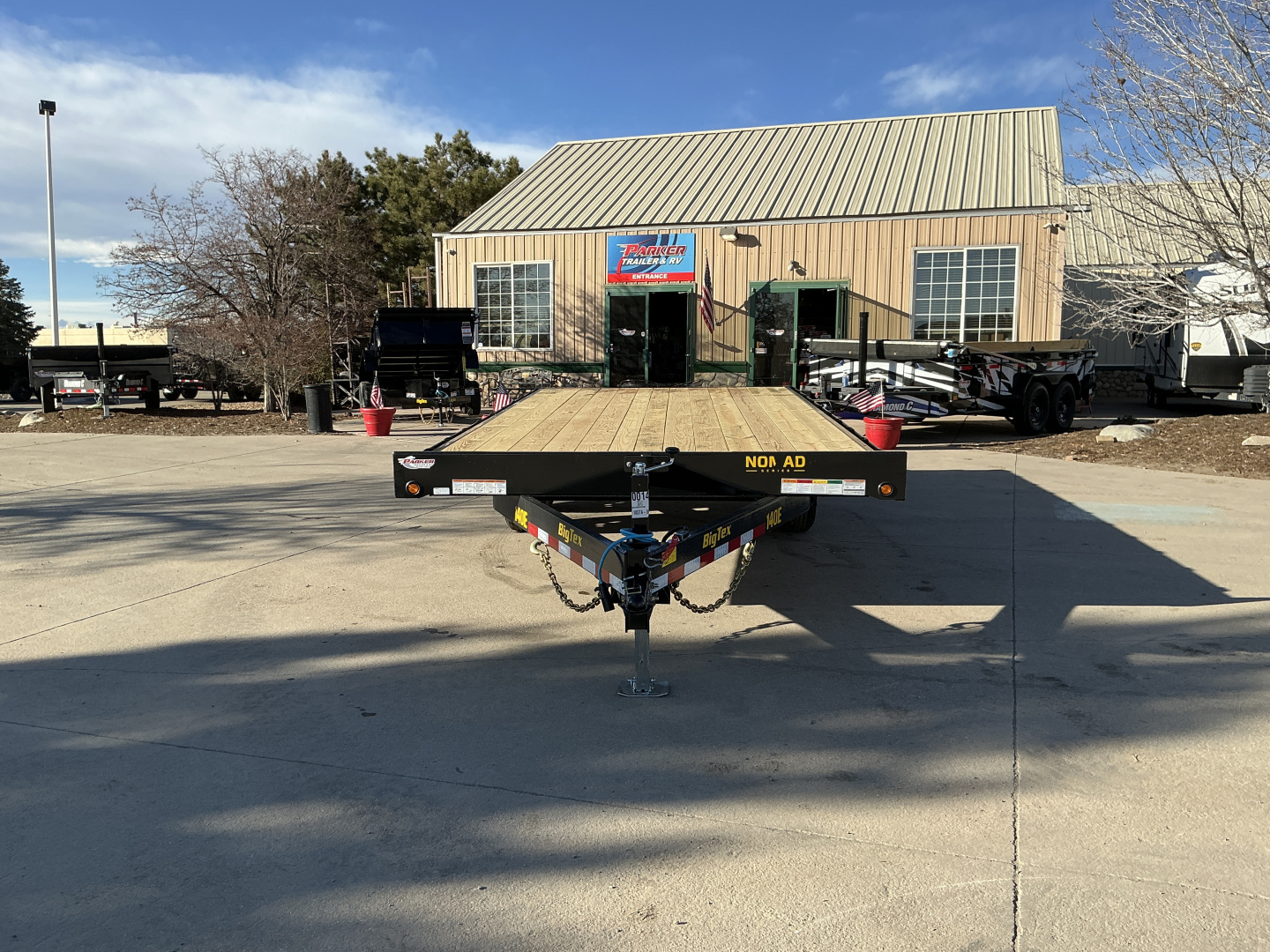 New 2026 Big Tex Trailers 14OE-18STA-S8BK Flatbed Trailer