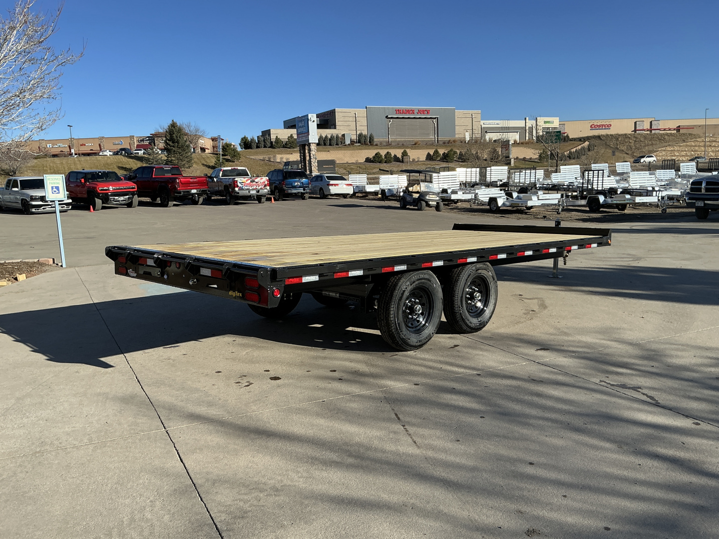 New 2026 Big Tex Trailers 14OE-18STA-S8BK Flatbed Trailer