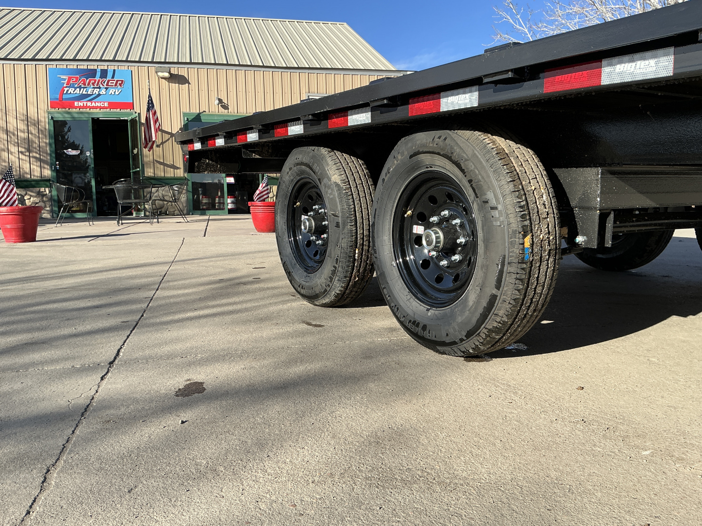 New 2026 Big Tex Trailers 14OE-18STA-S8BK Flatbed Trailer