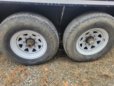 Used 2007 Sure-Trac 7x18 Tilt Bed Equipment Trailer