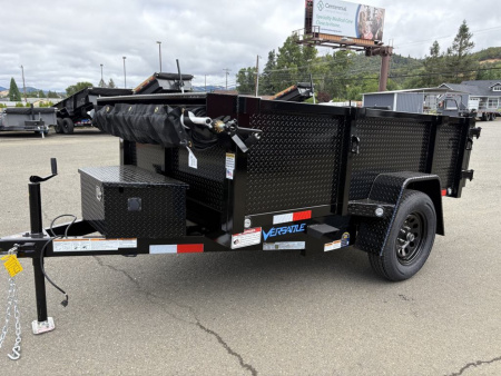 New MINI DUMP 2026 VERSATILE SINGLE AXLE PTM58SA 5X8 3500# AXLE