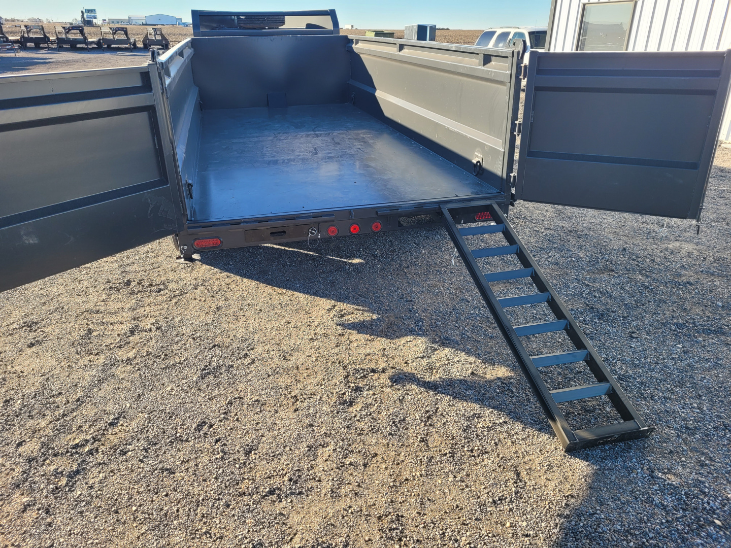 New 2026 Buckshot 83"x16' Telescopic Gooseneck Dump Trailer W/3' Sides/8KAxles