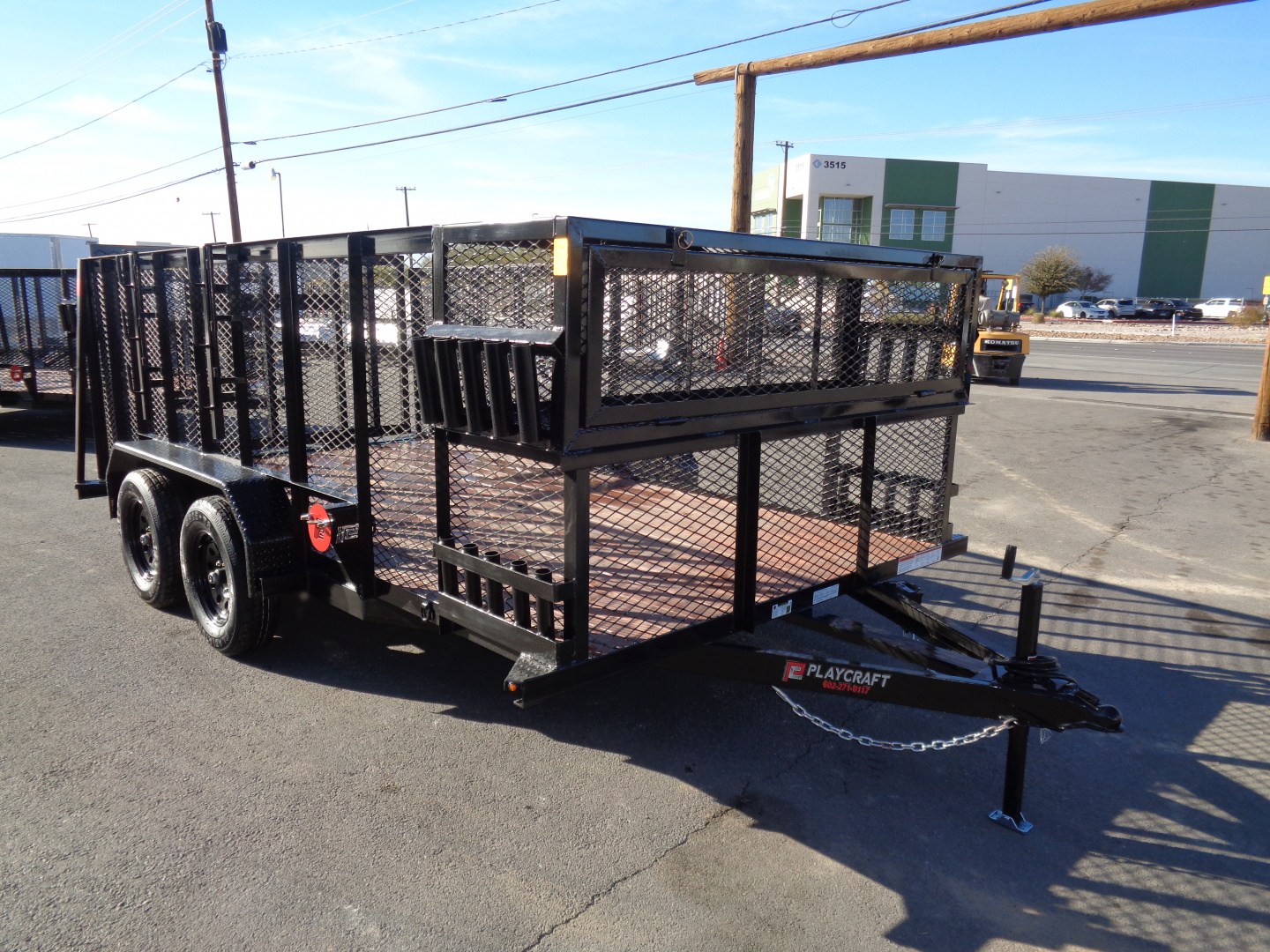 New 2026 Playcraft by Sun Country * SUTA 7x14 * 14Ft Tandem Axle Landscape Trailer