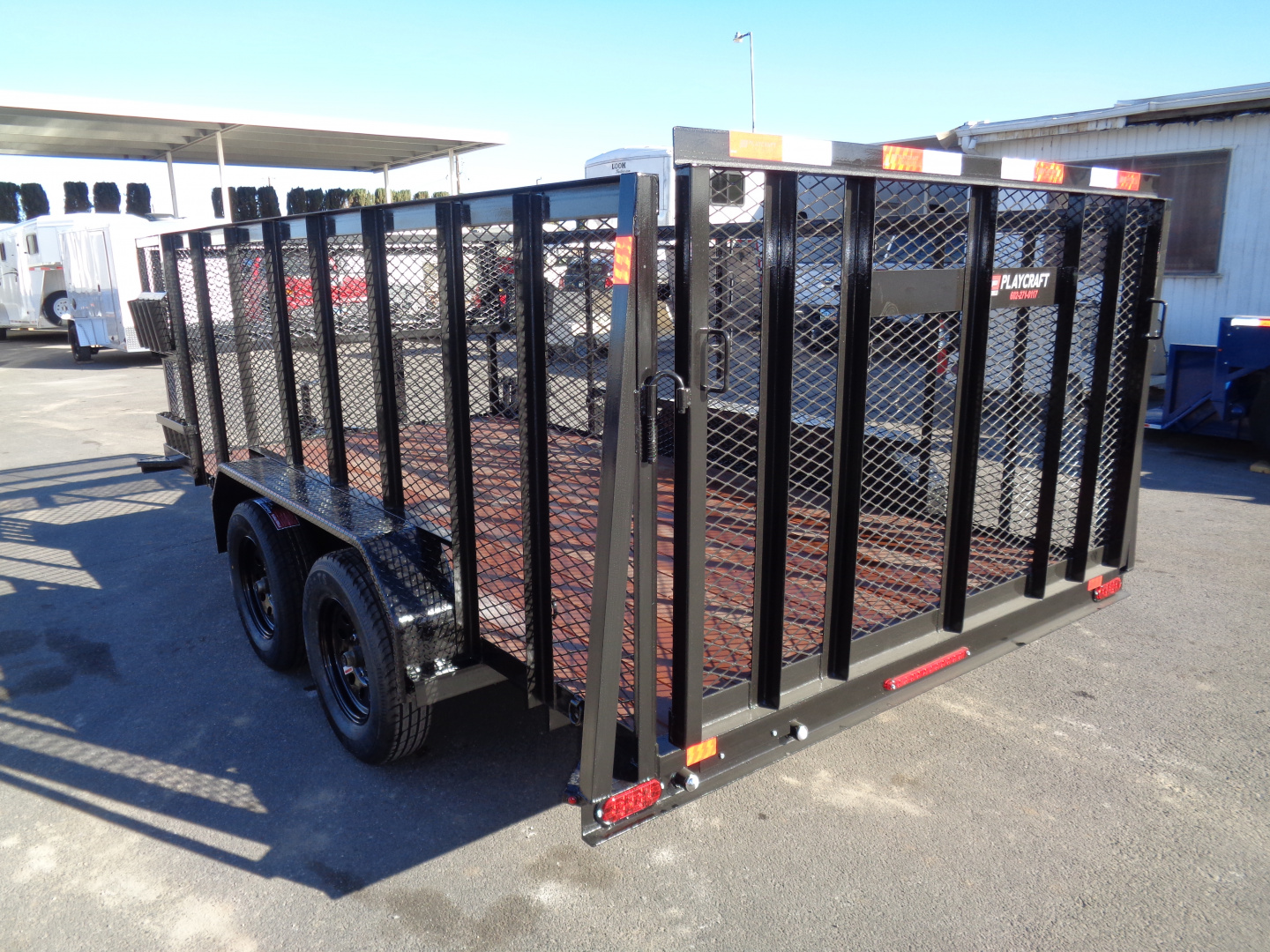 New 2026 Playcraft by Sun Country * SUTA 7x14 * 14Ft Tandem Axle Landscape Trailer