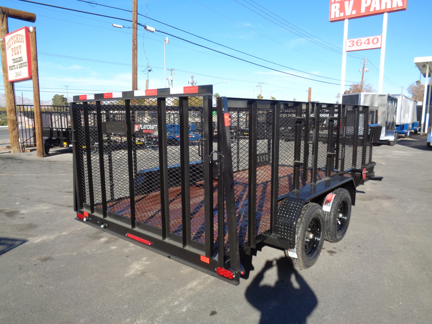 New 2026 Playcraft by Sun Country * SUTA 7x14 * 14Ft Tandem Axle Landscape Trailer