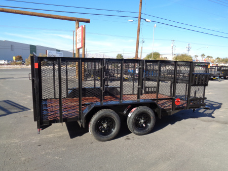 New 2026 Playcraft by Sun Country * SUTA 7x14 * 14Ft Tandem Axle Landscape Trailer