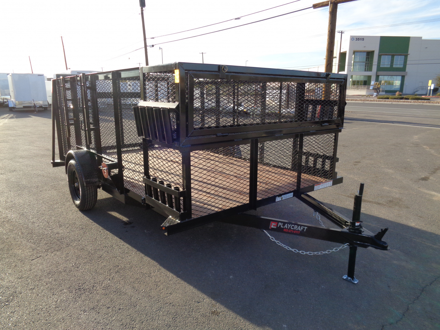 New 2026 Playcraft by Sun Country * SUSA 7x12 * Single Axle Landscape Trailer