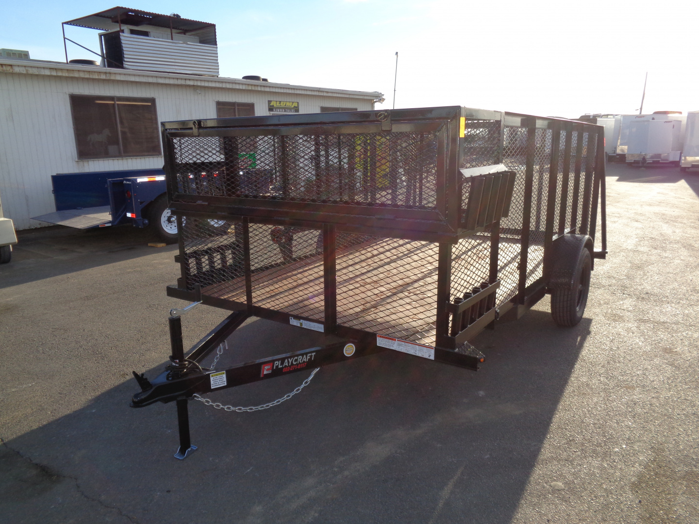 New 2026 Playcraft by Sun Country * SUSA 7x12 * Single Axle Landscape Trailer