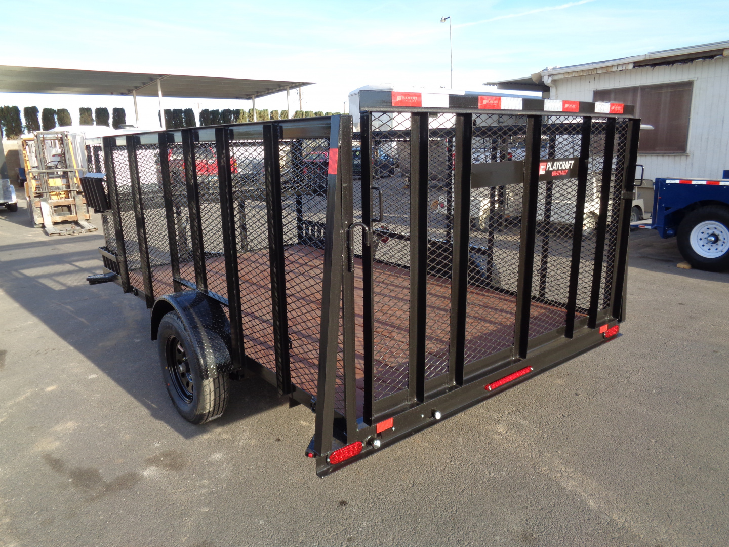 New 2026 Playcraft by Sun Country * SUSA 7x12 * Single Axle Landscape Trailer