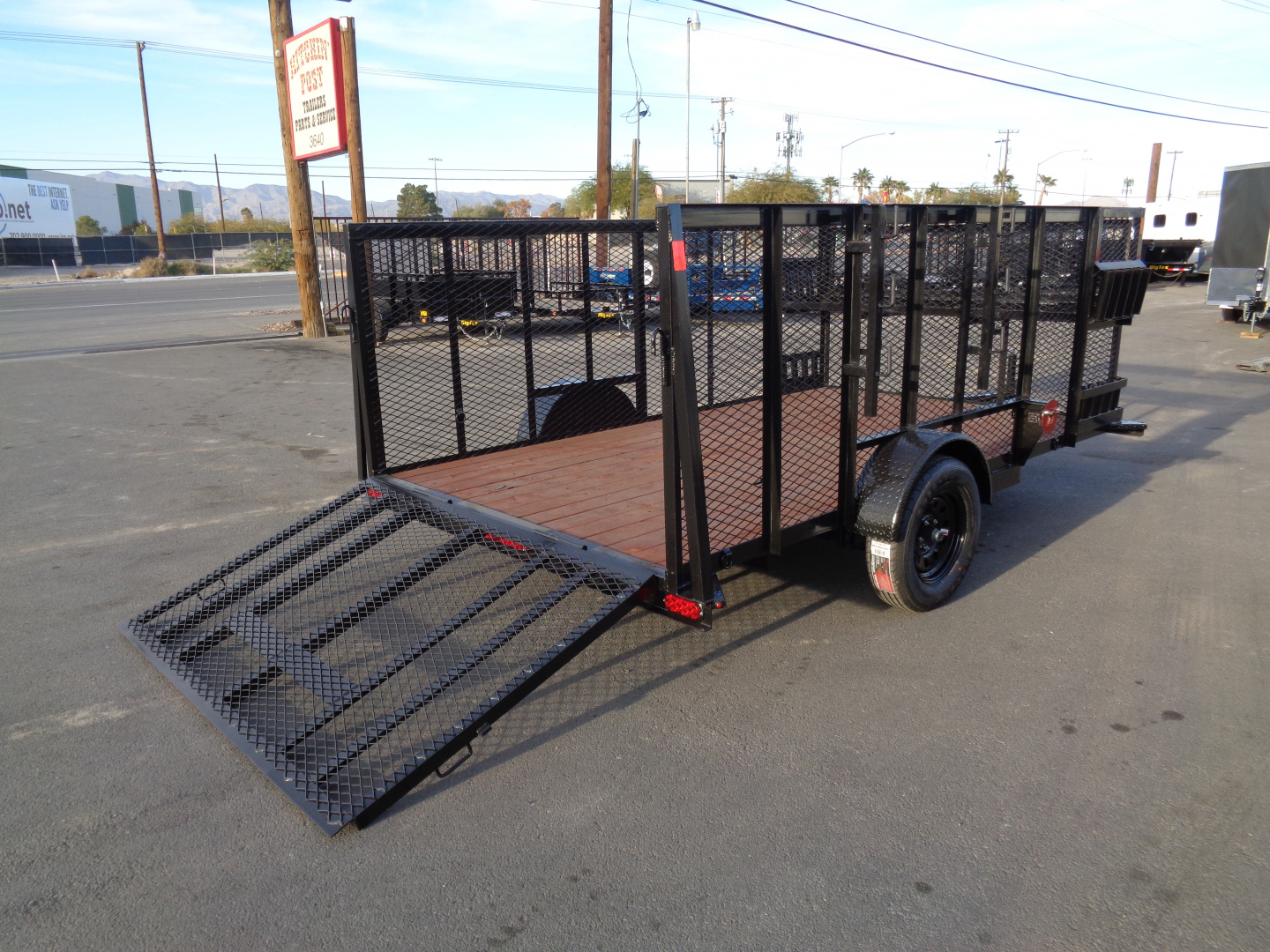 New 2026 Playcraft by Sun Country * SUSA 7x12 * Single Axle Landscape Trailer