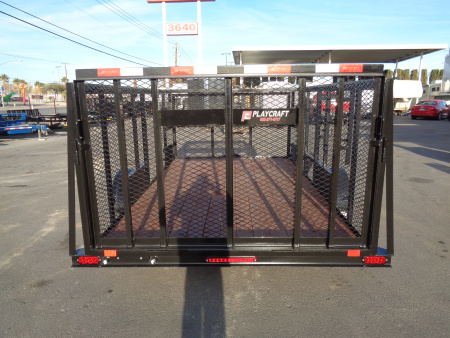 New 2026 Playcraft by Sun Country * SUSA 7x12 * Single Axle Landscape Trailer