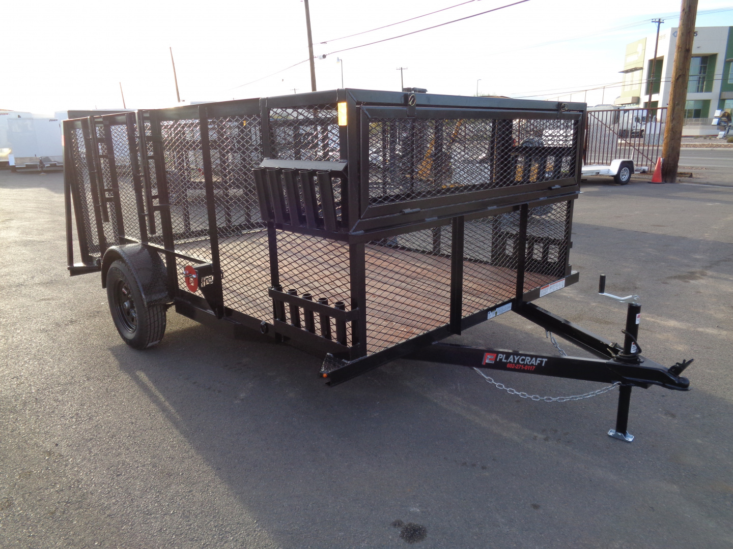 New 2026 Playcraft by Sun Country * SUSA 7x12 * Single Axle Landscape Trailer