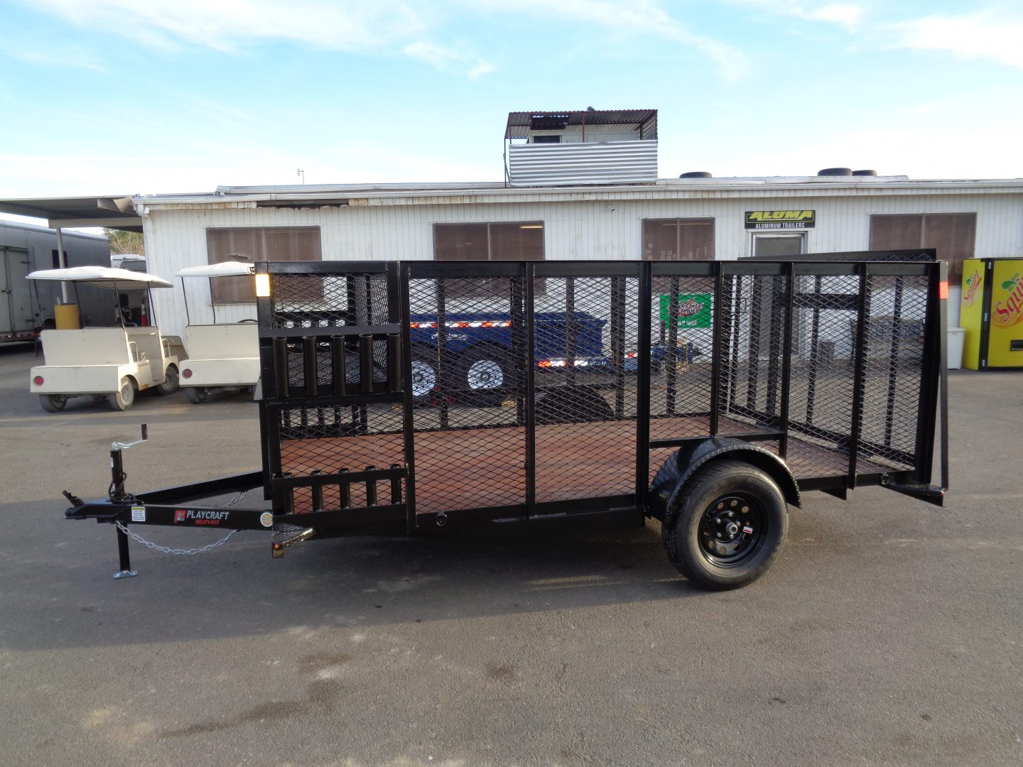 New 2026 Playcraft by Sun Country * SUSA 7x12 * Single Axle Landscape Trailer