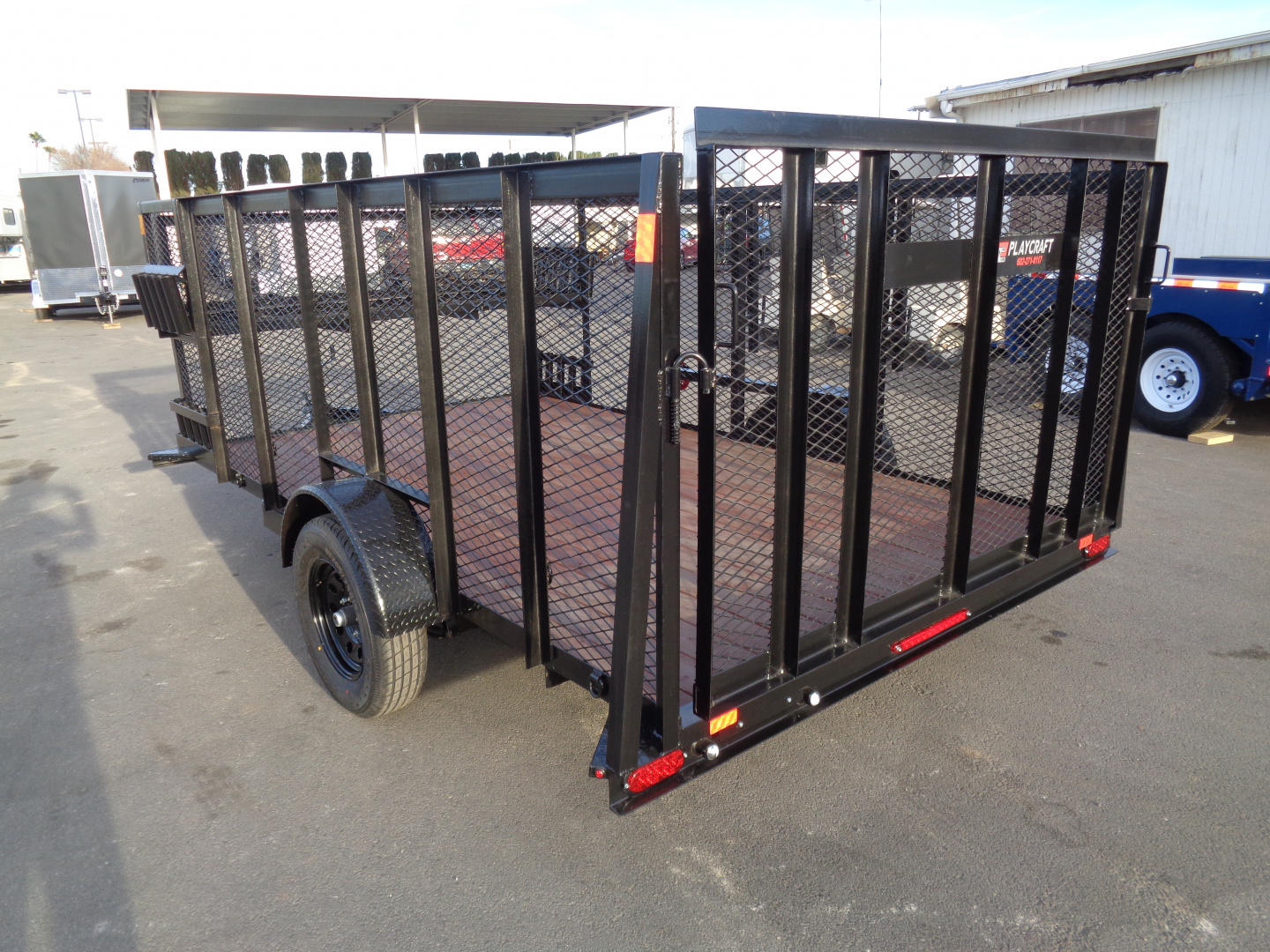 New 2026 Playcraft by Sun Country * SUSA 7x12 * Single Axle Landscape Trailer