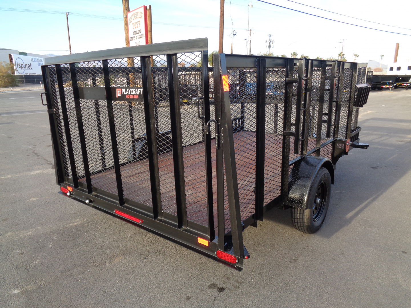 New 2026 Playcraft by Sun Country * SUSA 7x12 * Single Axle Landscape Trailer