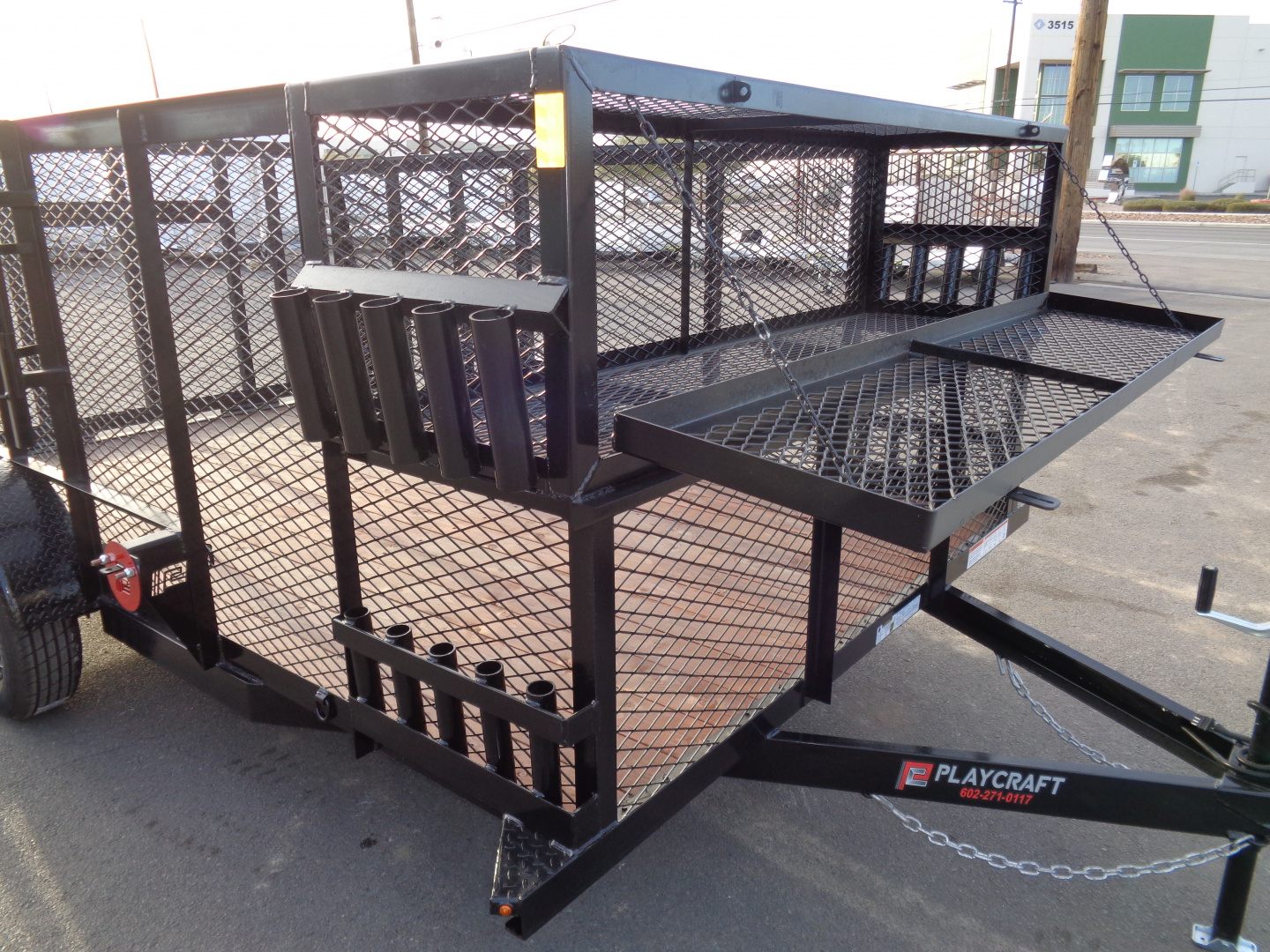 New 2026 Playcraft by Sun Country * SUSA 7x12 * Single Axle Landscape Trailer