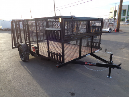 New 2026 Playcraft by Sun Country * SUSA 7x12 * Single Axle Landscape Trailer