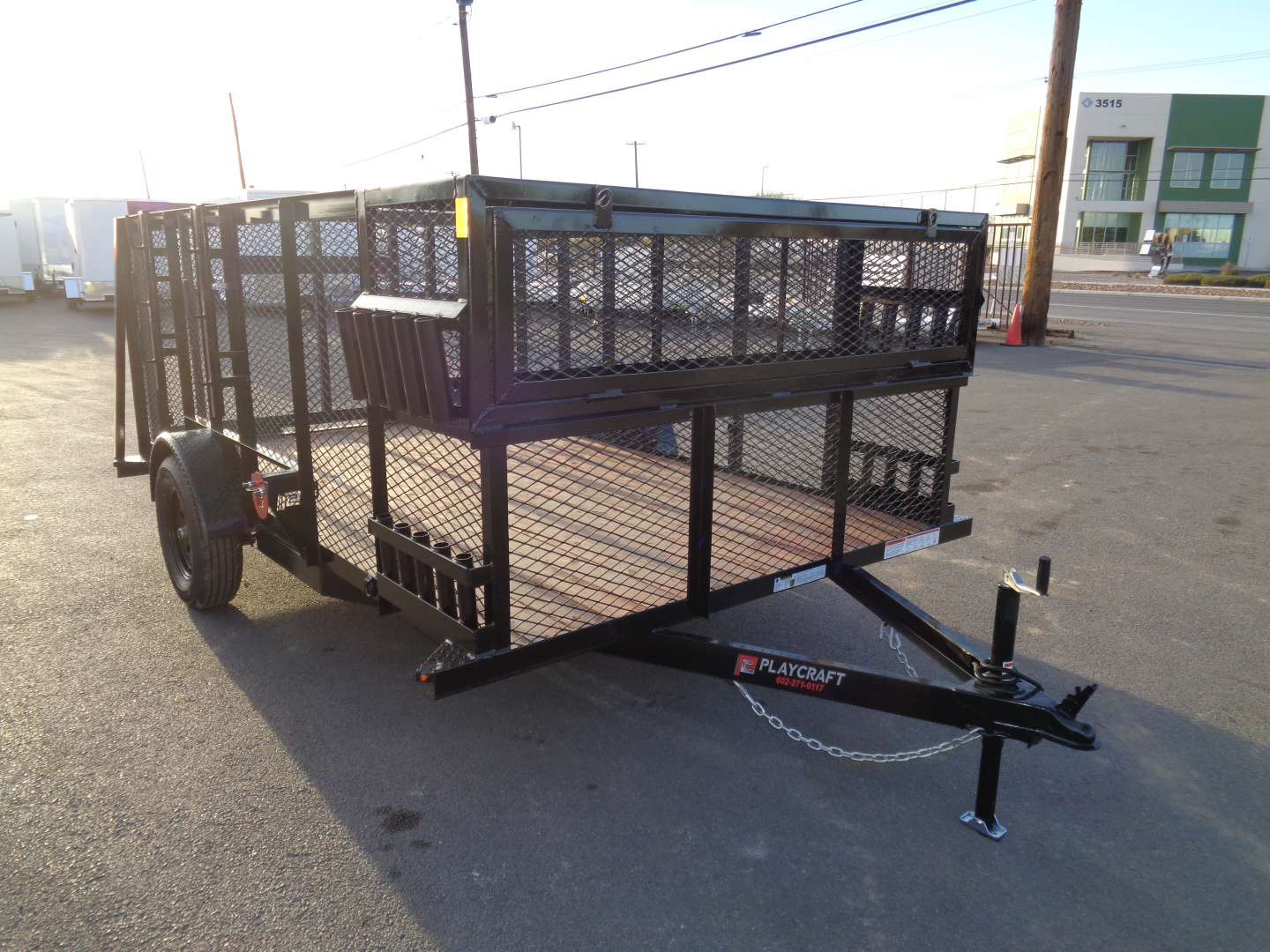 New 2026 Playcraft by Sun Country * SUSA 7x12 * Single Axle Landscape Trailer