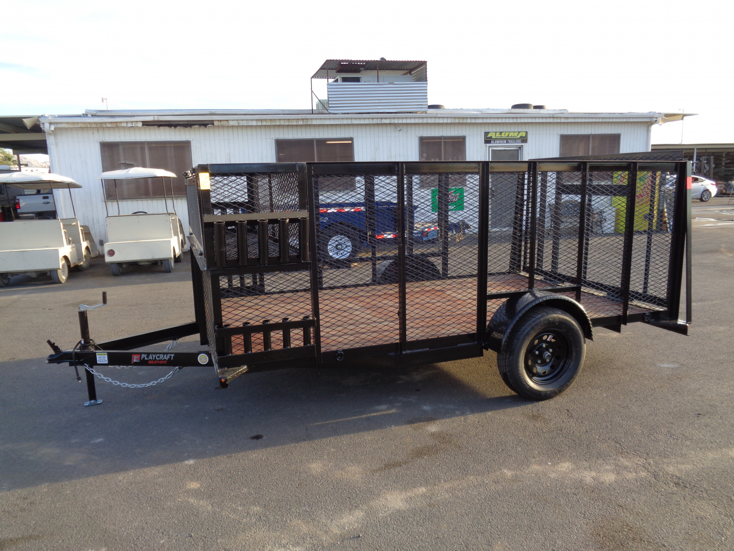 New 2026 Playcraft by Sun Country * SUSA 7x12 * Single Axle Landscape Trailer