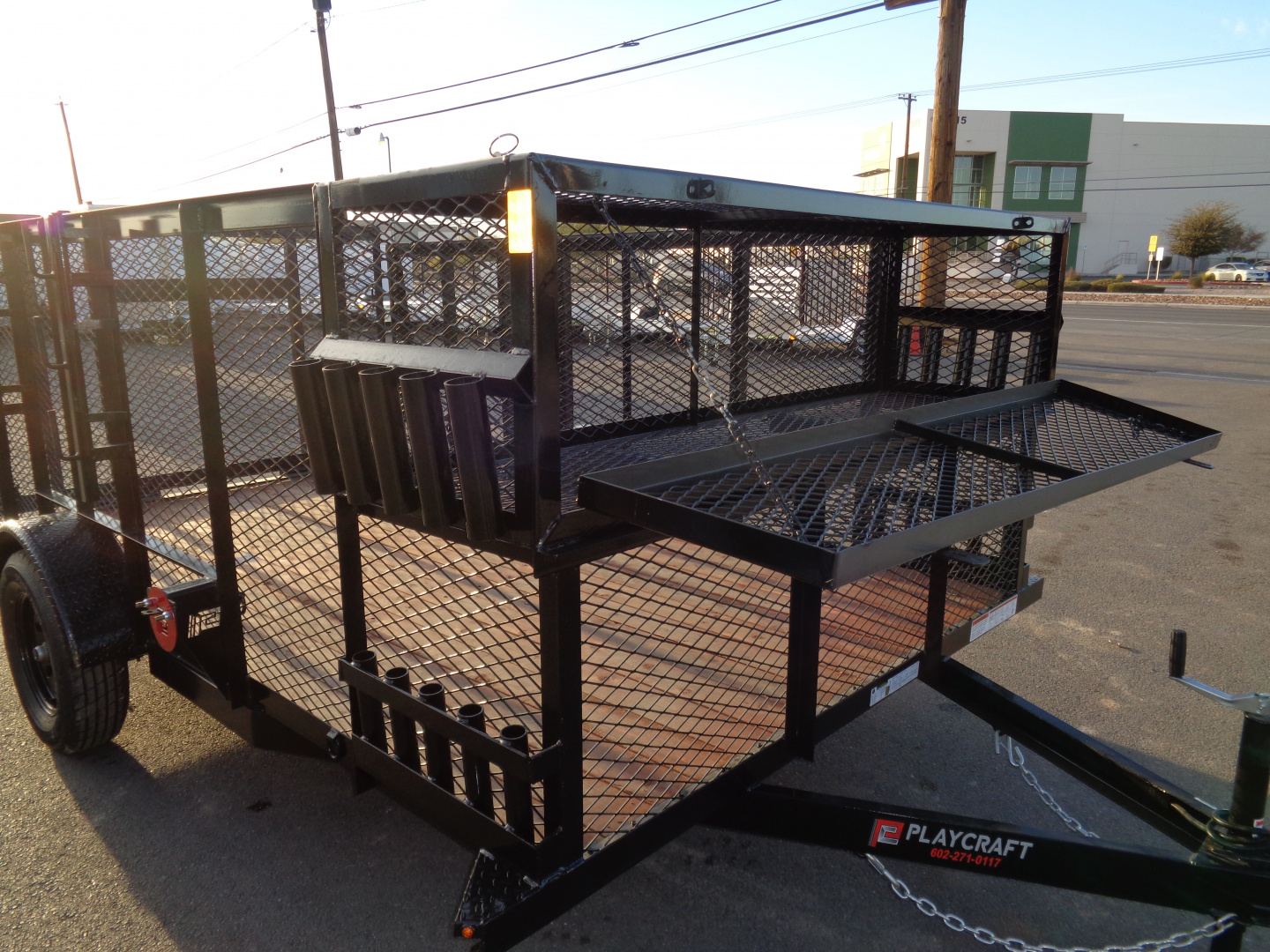 New 2026 Playcraft by Sun Country * SUSA 7x12 * Single Axle Landscape Trailer