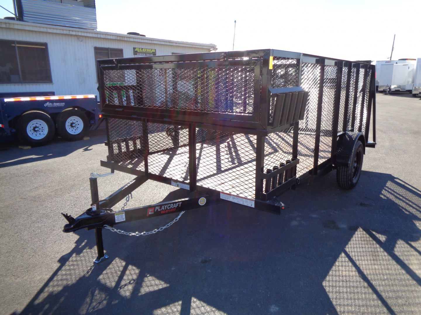 New 2026 Playcraft by Sun Country * SUSA 7x12 * Single Axle Landscape Trailer