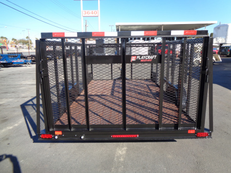 New 2026 Playcraft by Sun Country * SUSA 7x12 * Single Axle Landscape Trailer