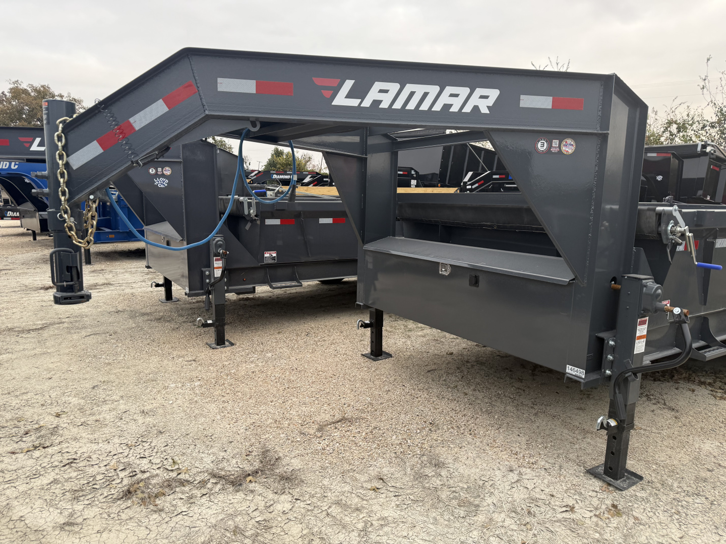 New 2026 Lamar Trailers 83X14 GN 14K Dump Trailer