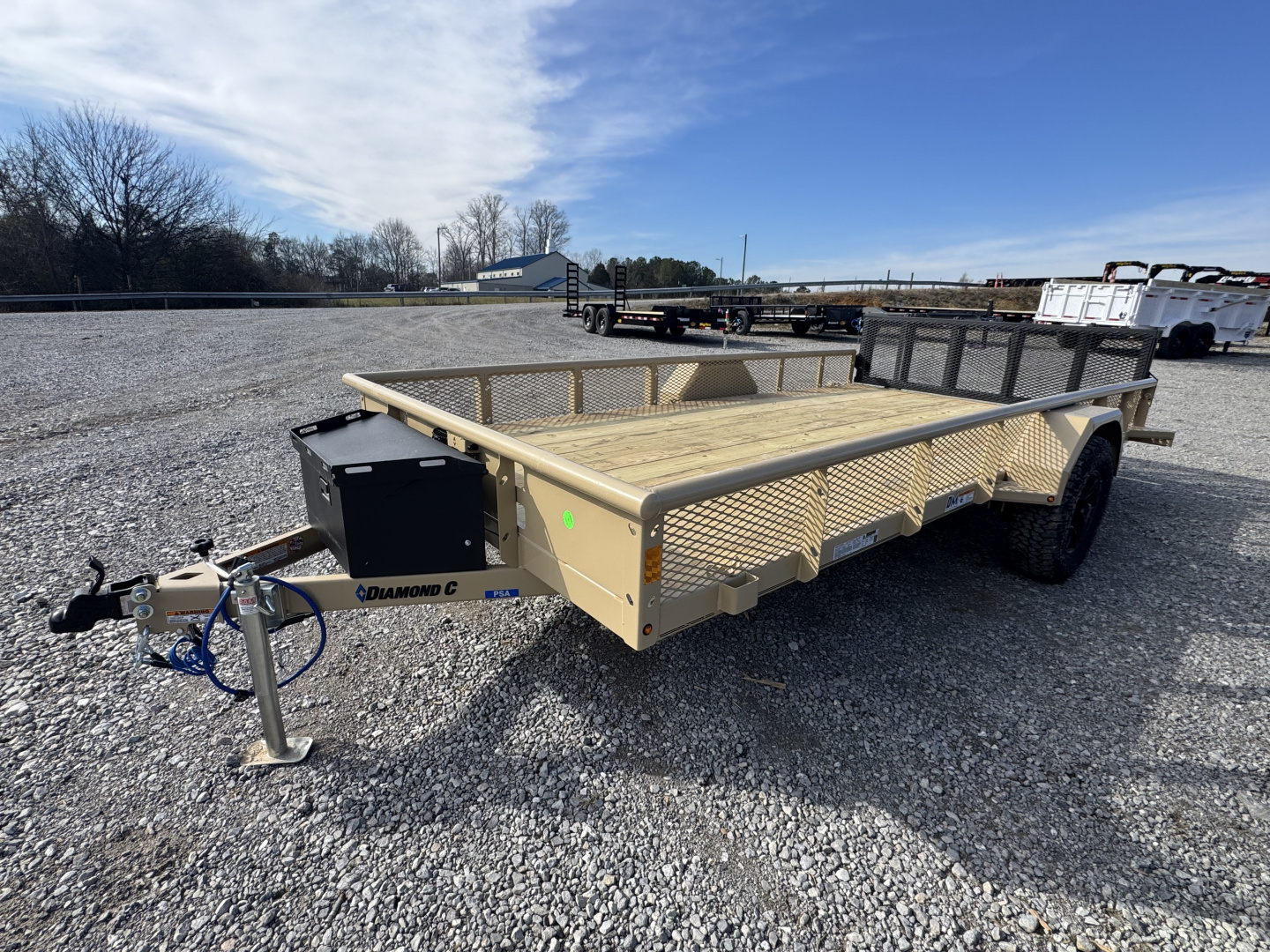 New 2026 Diamond C PSA 106 14’ Utility Trailer 6K GVWR, VENTURE SERIES, BRAKES