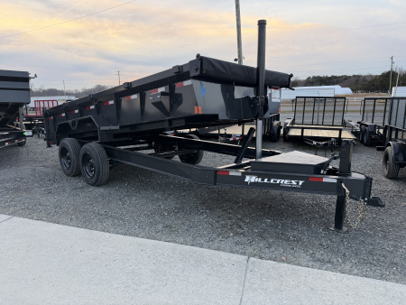 New 2026 Hillcrest Trailers 7x16 Gooseneck dump 17.6