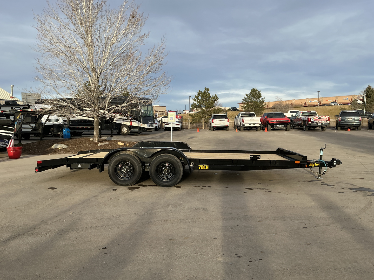 New 2026 Big Tex Trailers 70CH-18BKDT2B Flatbed Trailer