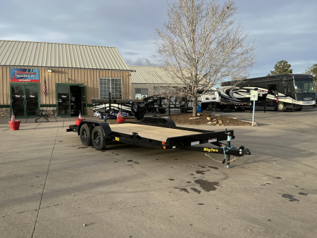 New 2026 Big Tex Trailers 70CH-18BKDT2B Flatbed Trailer