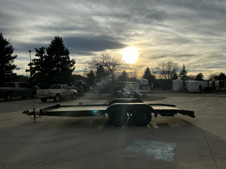 New 2026 Big Tex Trailers 70CH-18BKDT2B Flatbed Trailer