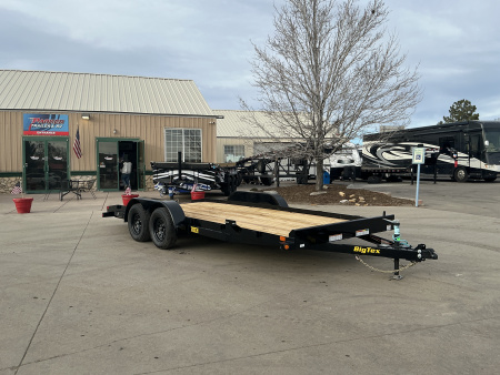 New 2026 Big Tex Trailers 70CH-18BKDT2B Flatbed Trailer