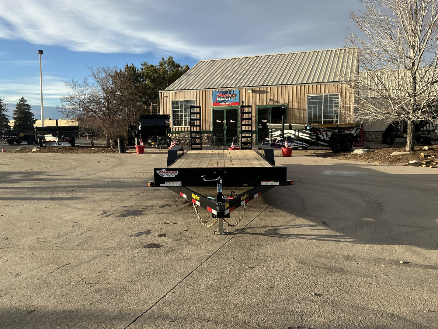 New 2026 Big Tex Trailers 14EB-22D2A-KRBK Flatbed Trailer