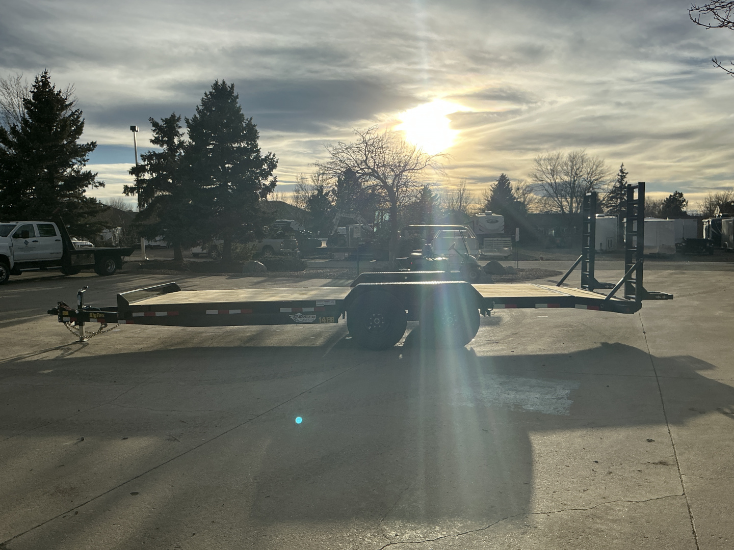 New 2026 Big Tex Trailers 14EB-22D2A-KRBK Flatbed Trailer