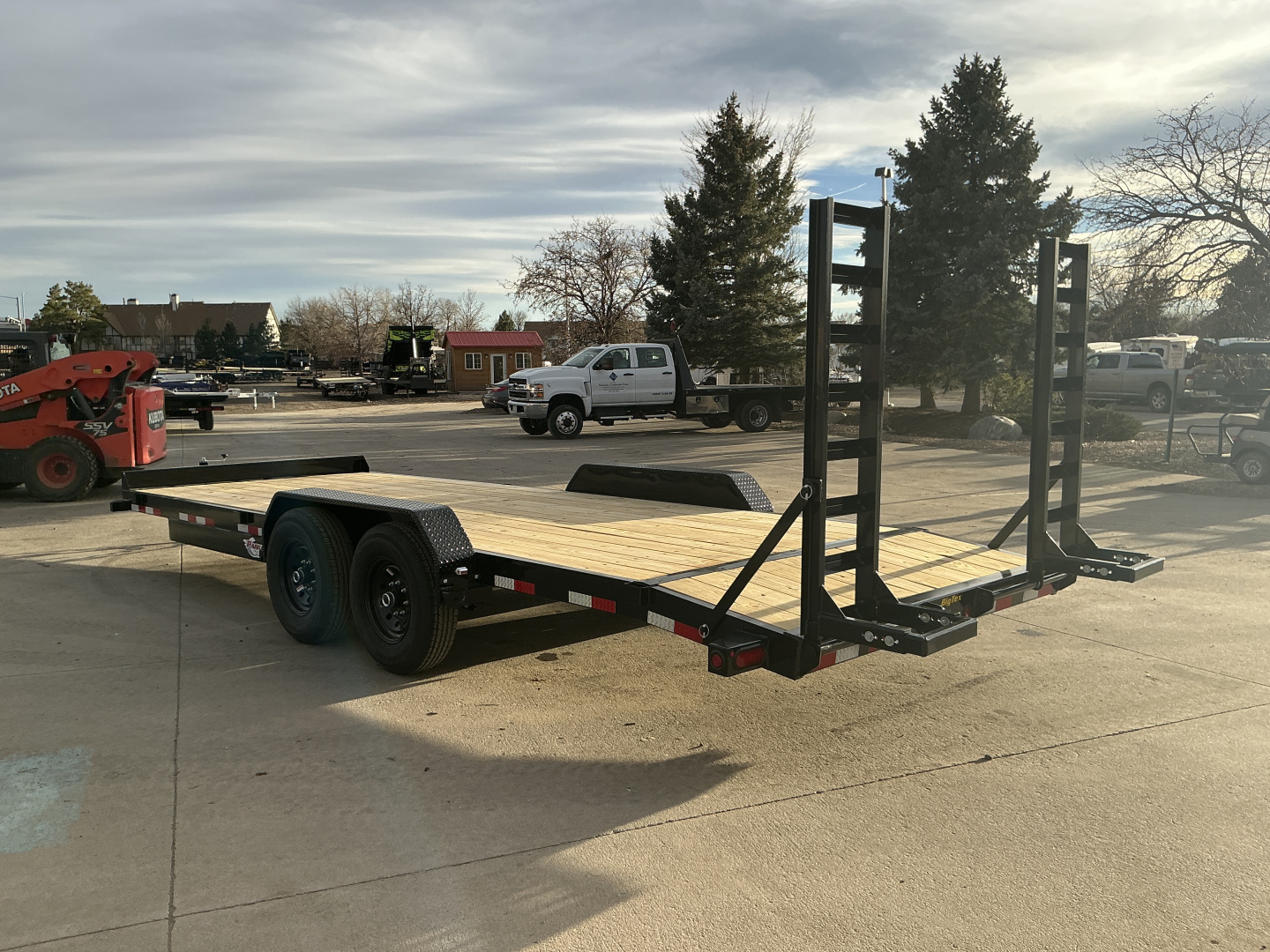 New 2026 Big Tex Trailers 14EB-22D2A-KRBK Flatbed Trailer