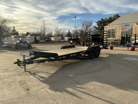 New 2026 Big Tex Trailers 14EB-22D2A-KRBK Flatbed Trailer