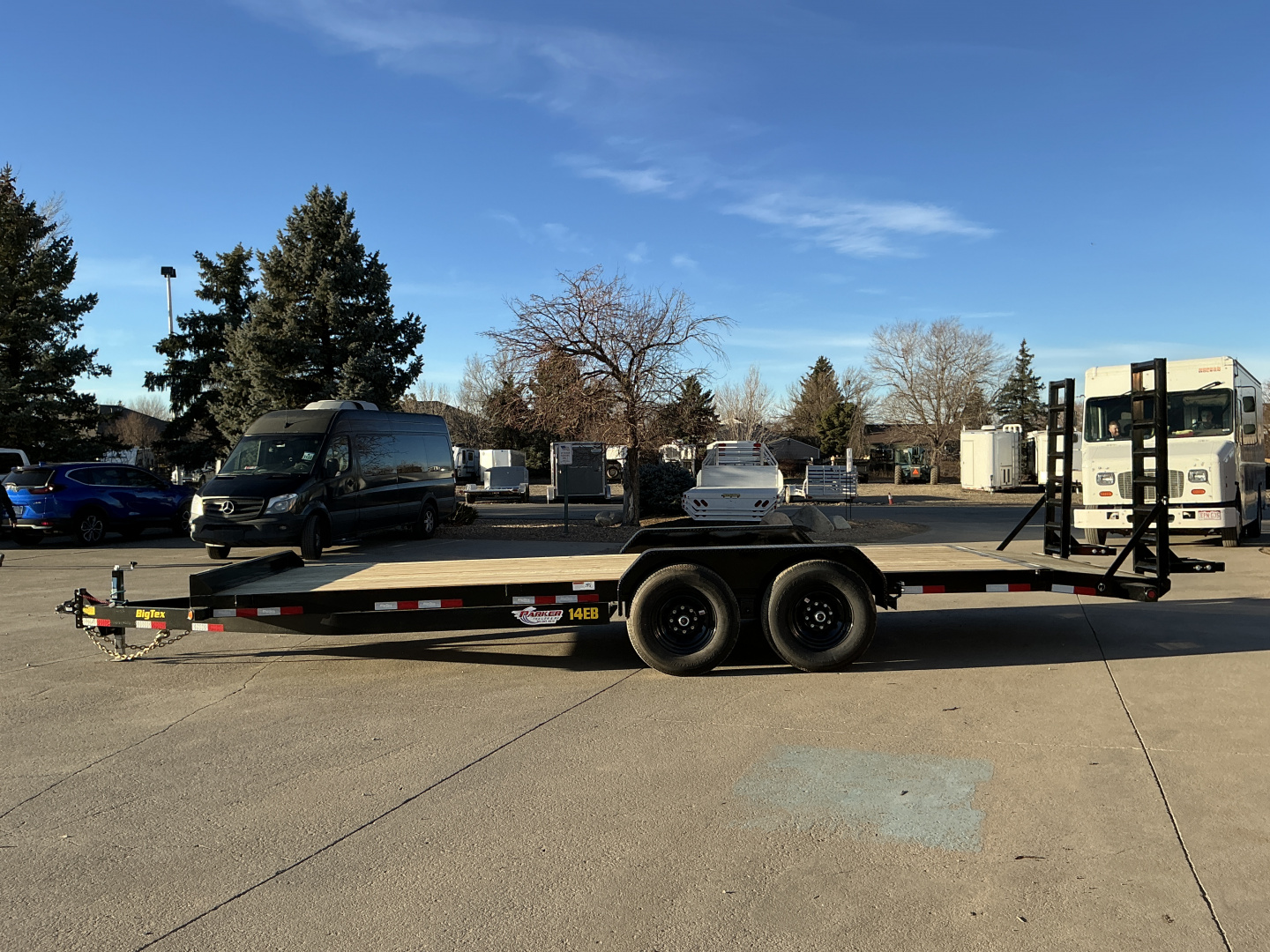 New 2026 Big Tex Trailers 14EB-22D2A-KRBK Flatbed Trailer