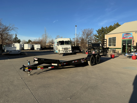 New 2026 Big Tex Trailers 14EB-22D2A-KRBK Flatbed Trailer