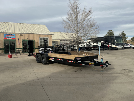New 2026 Big Tex Trailers 14EB-22D2A-KRBK Flatbed Trailer