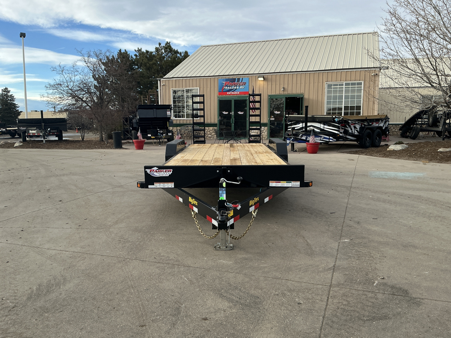 New 2026 Big Tex Trailers 14EB-22D2A-KRBK Flatbed Trailer