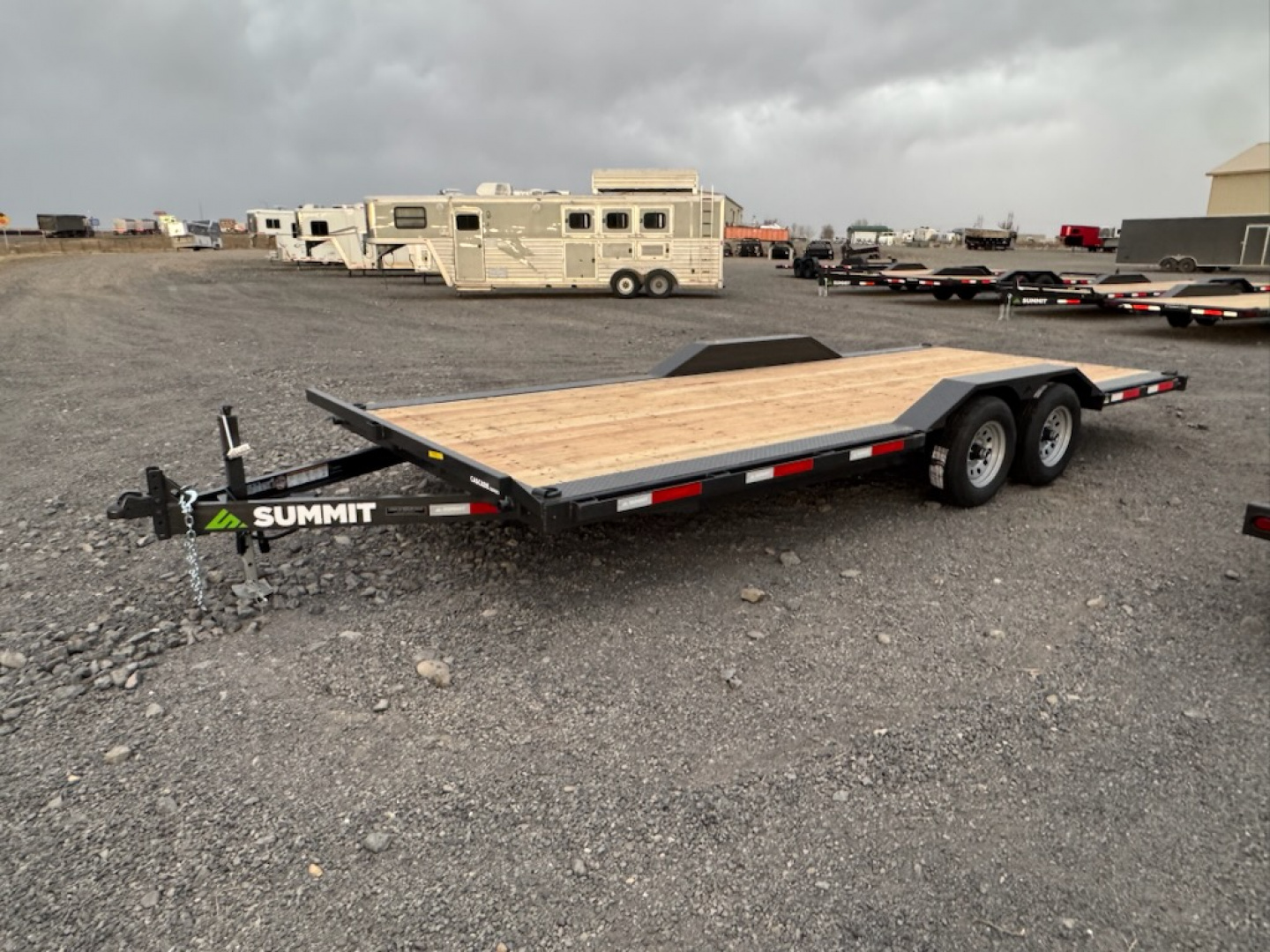 New 2026 Summit 7x20 10K Equipment Trailer w/ DRIVE OVER FENDERS